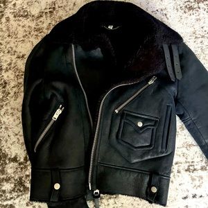 Coach shearling coat